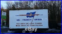 Removals trailer 16 x 8 x 8 Large box trailer