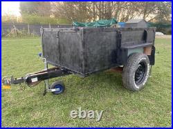 Robust Solid 7x4ft Towing Tow Trailer Unique Off Road/Military & Loading Boards