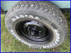 Robust Solid 7x4ft Towing Tow Trailer Unique Off Road/Military & Loading Boards