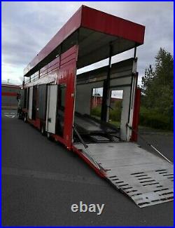 Rolfo Fully Enclosed Covered prestige 6 x car transporter trailer