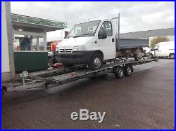 Rydwan 2 Cars transporter trailer + Spare wheel + Winch