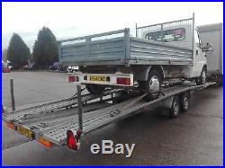 Rydwan 2 Cars transporter trailer + Spare wheel + Winch