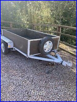 STRONG STURDY WOODEN SIDE CAR TRAILER GENERAL PURPOSE 7' x 4