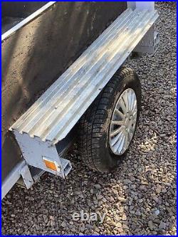 STRONG STURDY WOODEN SIDE CAR TRAILER GENERAL PURPOSE 7' x 4