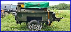 Sankey 3/4 ton Ex Military, Expedition Trailer With Roof Top Tent