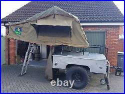 Sankey Narrow Track Expedition Trailer with Howling Moon Roof Tent and Annex