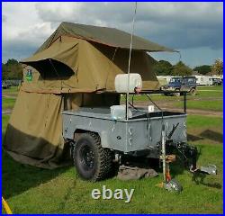 Sankey Narrow Track Expedition Trailer with Howling Moon Roof Tent and Annex
