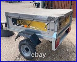Second Hand Small Camping Trailer Erde 102 with soft cover