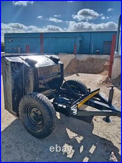 Self Tipping Dump Trailer Heavy Duty Landrover Wheels Tractor