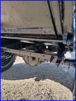 Self Tipping Dump Trailer Heavy Duty Landrover Wheels Tractor