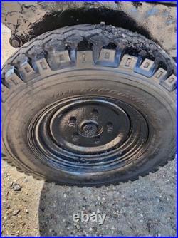 Self Tipping Dump Trailer Heavy Duty Landrover Wheels Tractor