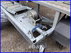 Sideload (transverse) Motorcycle winch up trailer