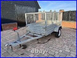 Single Axle Cage Trailer 750kg Paxton Tipper Trailer 4x7 Foot