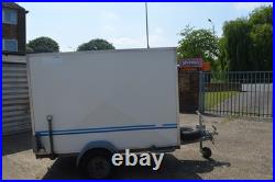 Single Axle Latham Box Trailer Roller Shutters 410KG Pay Load New Tyres