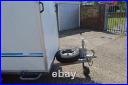 Single Axle Latham Box Trailer Roller Shutters 410KG Pay Load New Tyres