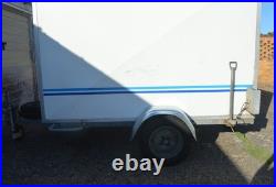 Single Axle Latham Box Trailer Roller Shutters 410KG Pay Load New Tyres