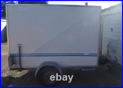 Single Axle Latham Box Trailer Roller Shutters 410KG Pay Load New Tyres