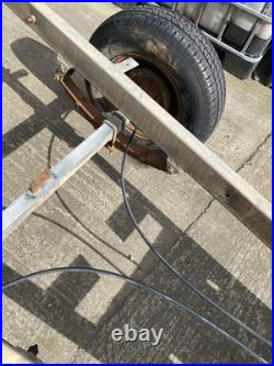 Single Axle Trailer Chassis Heavy Duty 1500kg Capacity Farm Quad Project