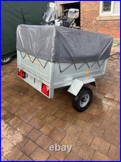 Single Axle Trailer with Two Spare Wheels for Sale Used