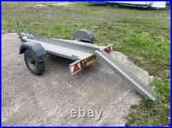 Single Fully Galvanised Motorbike Trailer