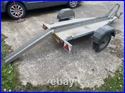 Single Fully Galvanised Motorbike Trailer