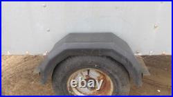 Single axle box trailer. Covered. Used. Unbraked