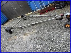 Single axle, braked trailer, Car Trailer Glamping Project Ex Caravan Chassis
