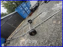 Single axle, braked trailer, Car Trailer Glamping Project Ex Caravan Chassis