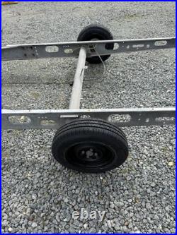 Single axle, braked trailer Chassis, 1250kg, Car Trailer Glamping Project