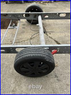 Single axle, braked trailer Chassis, 1500kg, Car Trailer Glamping Project Single axle, braked trailer Chassis, 1500kg, Car Trailer Glamping Project