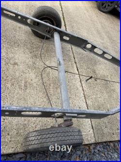 Single axle, braked trailer Chassis, Car Trailer Glamping Project