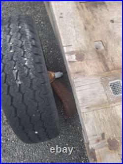 Single axle, trailer, caravan chassis, tiny home, shepards hut, scrap metal