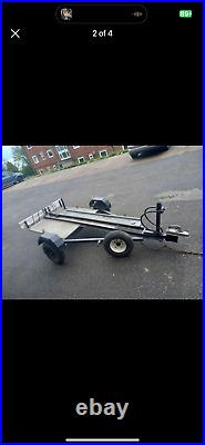 Single mototbike trailer