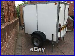Small Box Trailer 5ft x 3.6ft Refurbished Size very sought after