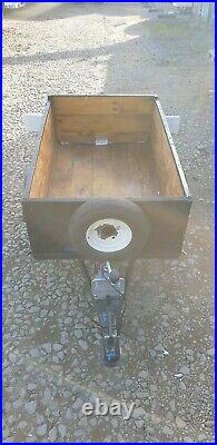Small Car Trailer single axle with fitted lights & spare wheel