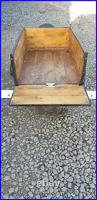 Small Car Trailer single axle with fitted lights & spare wheel