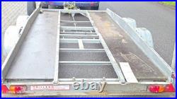 Small Car Transporter 370x167 cm Trailer Twin Axle braked Bradley Double locked