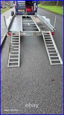Small Car Transporter 370x167 cm Trailer Twin Axle braked Bradley Double locked