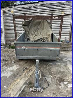 Small Galvanised Trailer Lightweight Trailer Ideal Garden/ Festival Use