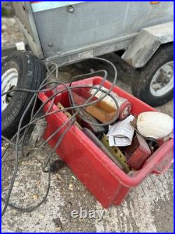 Small Galvanised Trailer Lightweight Trailer Ideal Garden/ Festival Use