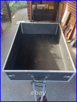 Small Galvinised Car Trailer With Cover
