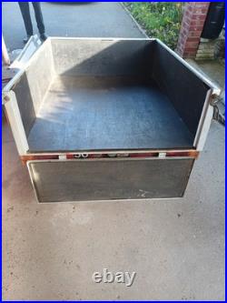 Small Galvinised Car Trailer With Cover