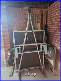 Small Galvinised Car Trailer With Cover
