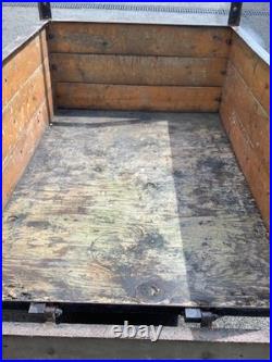 Small Wooden Car Trailer 120cm Long 90cm Wide Good Working Condition Stands Up Small Wooden Car Trailer 120cm Long 90cm Wide Good Working Condition Stands Up