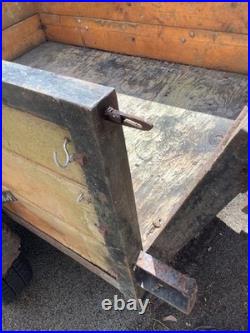 Small Wooden Car Trailer 120cm Long 90cm Wide Good Working Condition Stands Up Small Wooden Car Trailer 120cm Long 90cm Wide Good Working Condition Stands Up