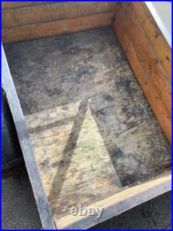 Small Wooden Car Trailer 120cm Long 90cm Wide Good Working Condition Stands Up Small Wooden Car Trailer 120cm Long 90cm Wide Good Working Condition Stands Up