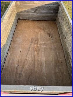 Small Wooden Car Trailer 5 ft x 3 ft with Lights