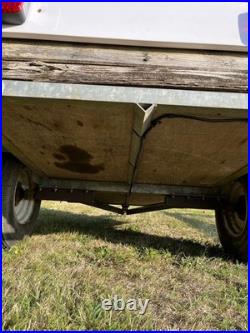 Small Wooden Car Trailer 5 ft x 3 ft with Lights