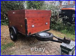 Small Wooden Trailer, perfect for camping