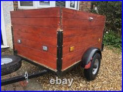Small Wooden Trailer, perfect for camping